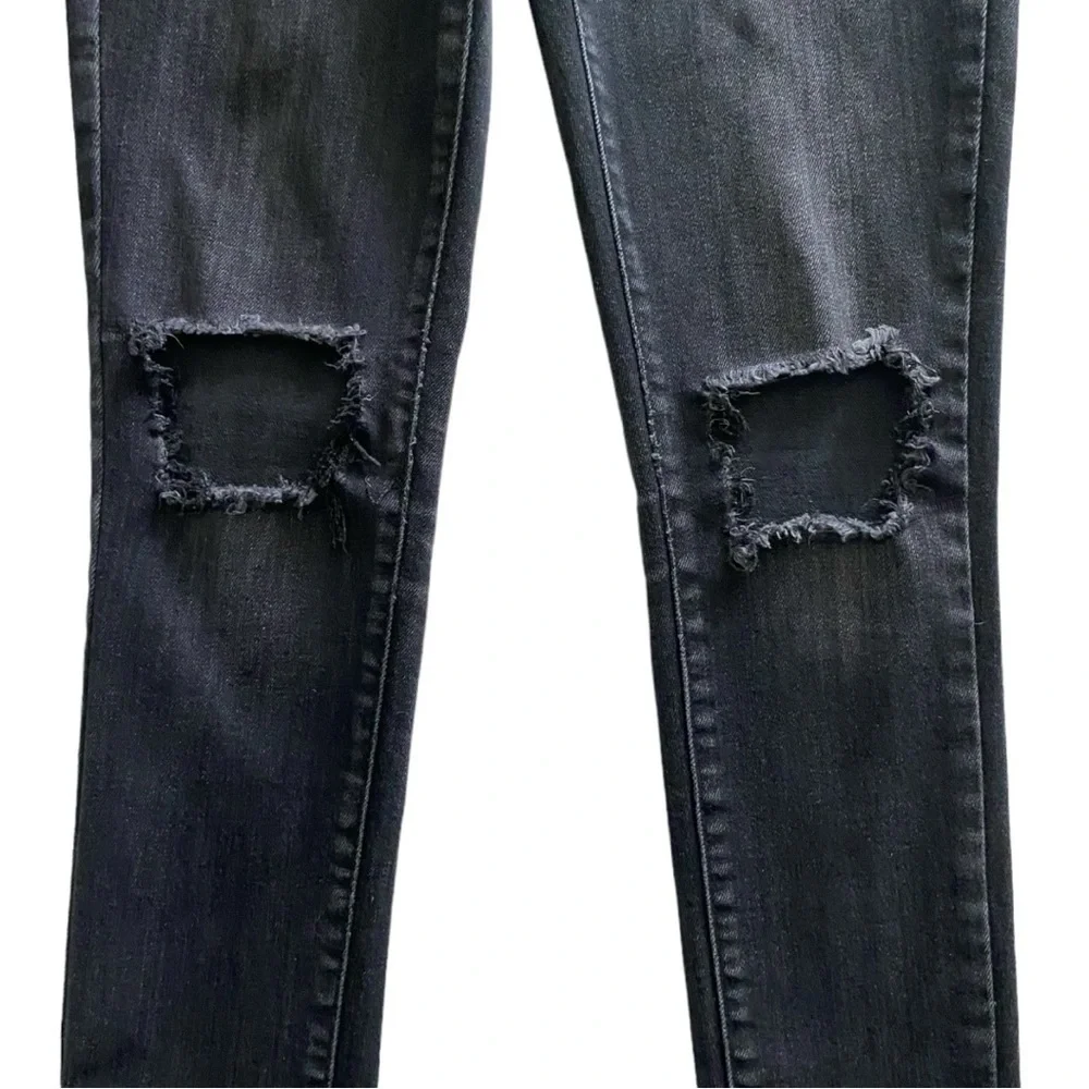 (2)-ART CLASS-GIRLS BLACK DENIM JEANS-SIZE 12